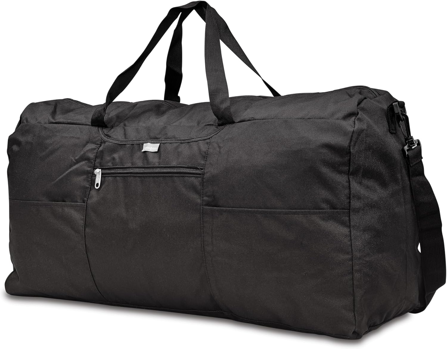 Foldaway Packable Duffel Bag, Black, Extra Large