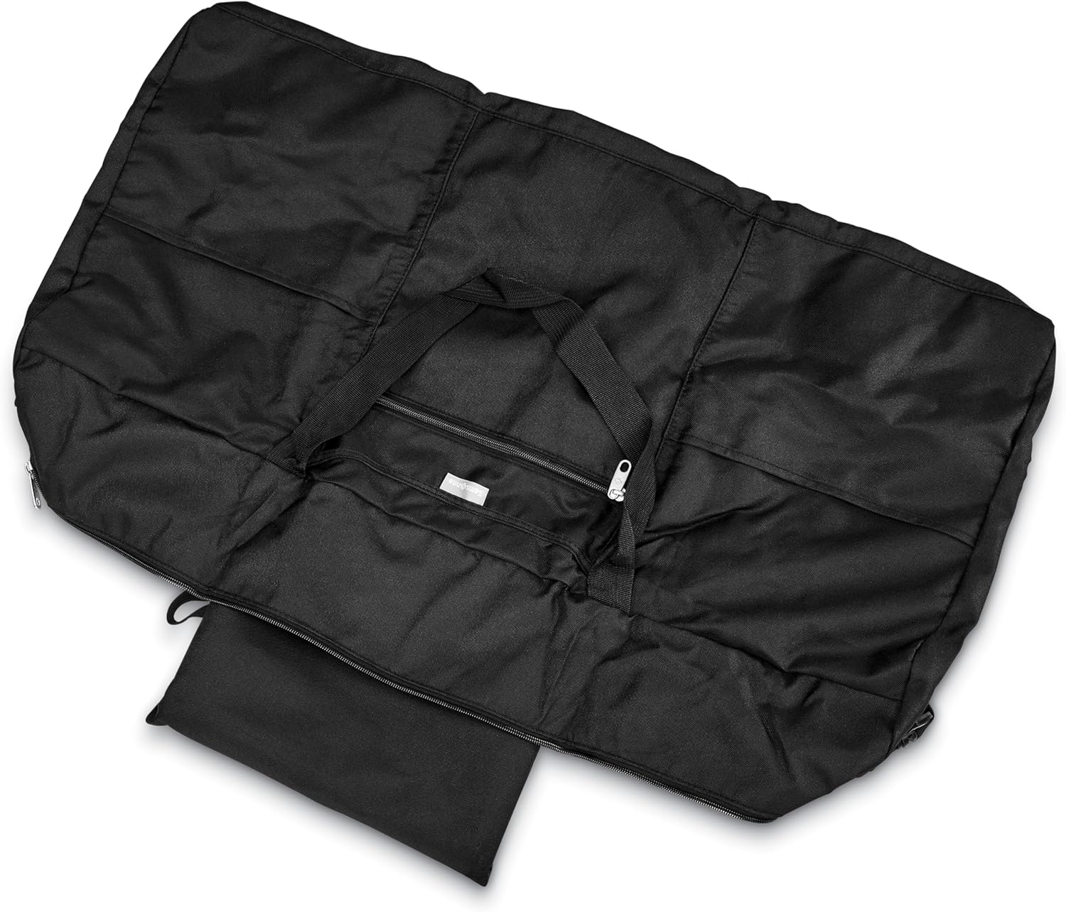 Foldaway Packable Duffel Bag, Black, Extra Large - Image 2
