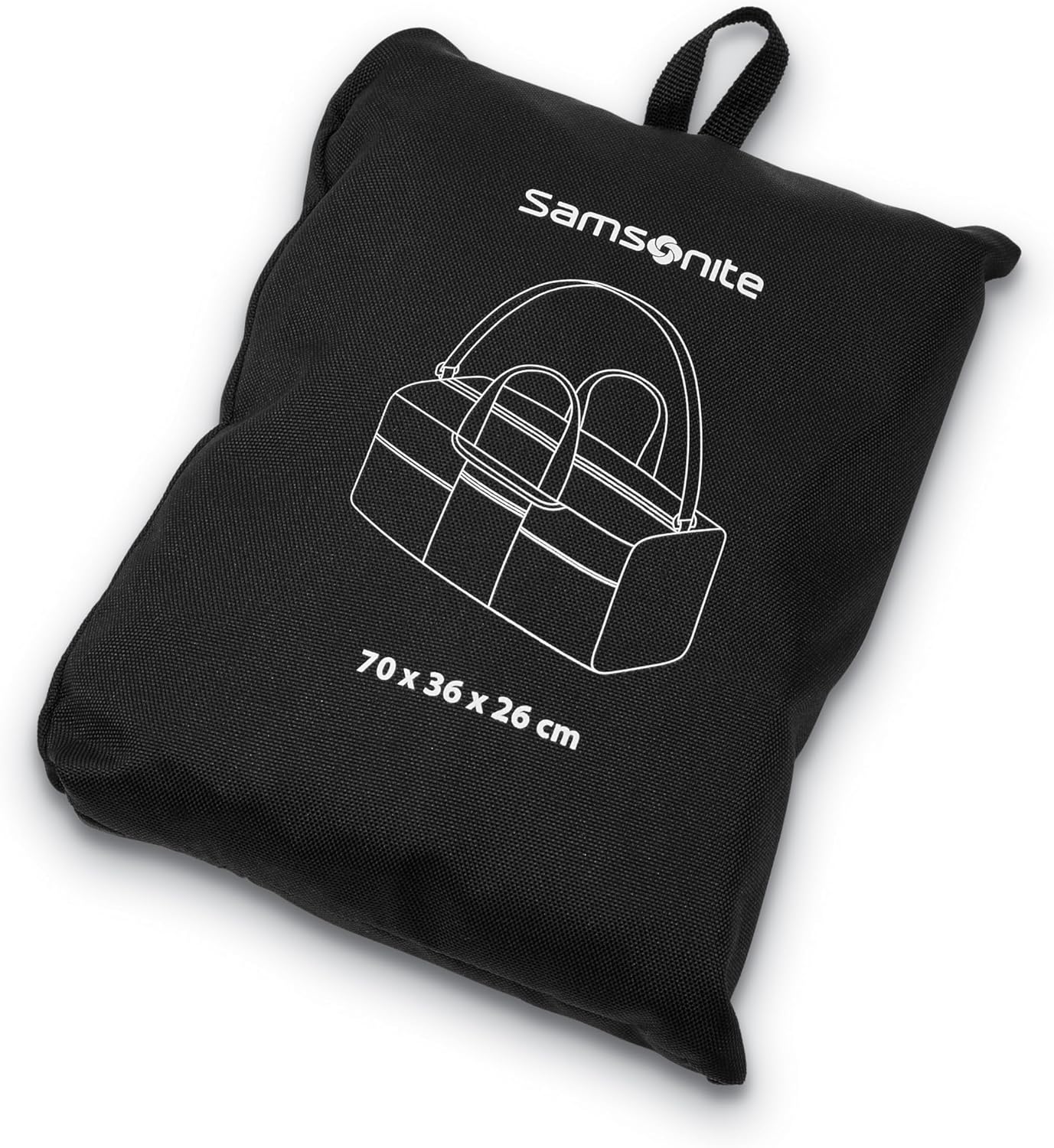 Foldaway Packable Duffel Bag, Black, Extra Large - Image 9